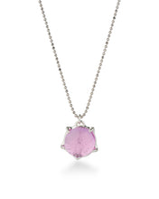 Load image into Gallery viewer, Collana Desiderando Quarzo Pink / Amore e Compassione - Sara Lubrano