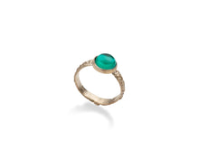 Carica l'immagine nel visualizzatore di Gallery, Anello Arcobaleno Verde Gold - Sara Lubrano