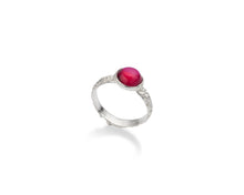 Carica l'immagine nel visualizzatore di Gallery, Anello Arcobaleno Strawberry silver - Sara Lubrano