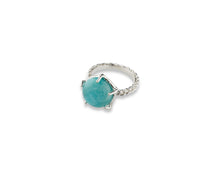 Load image into Gallery viewer, Anello Desiderando Amazzonite/ Chiarezza ed Equilibrio - Sara Lubrano