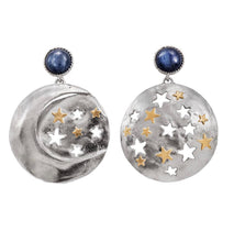 Carica l'immagine nel visualizzatore di Gallery, Orecchini Sole, Luna e stelle - Sara Lubrano